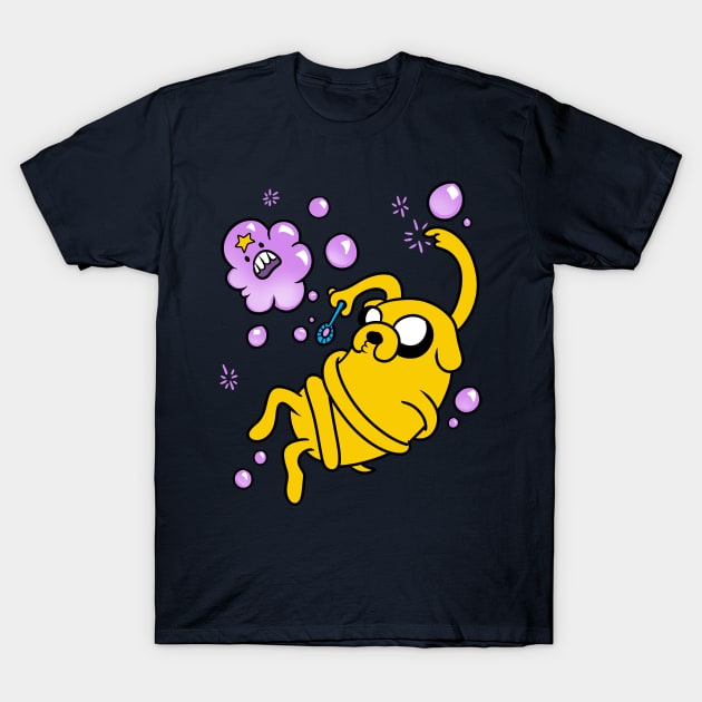 playing with bubbles T-Shirt by tiranocyrus